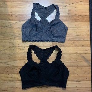 2 for 20!! FELINA LINGERIE LACE BRALETTES (M)